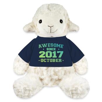 Octobre 2017 - Cadeau Anniversaire Octobre 2017 - Mouton en peluche Annika MiniFeet® - bleu marine - Devant