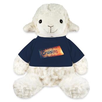 Croisière avec un style rétro - Mouton en peluche Annika MiniFeet® - bleu marine - Devant