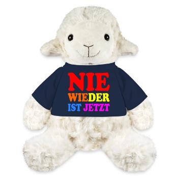 Plus jamais ça n’est maintenant - Mouton en peluche Annika MiniFeet® - bleu marine - Devant