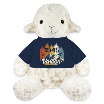 Geburtstagsgeschenk geboren im Dezember 1945 - MiniFeet® Schaf Annika - French Navy - Vorne