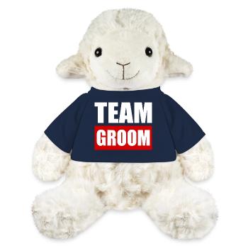 Team groom - Mouton en peluche Annika MiniFeet® - bleu marine - Devant