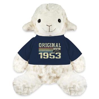 1953 Birthday Parties - 1953 Retro Gift - MiniFeet® Sheep Annika - french navy - Front