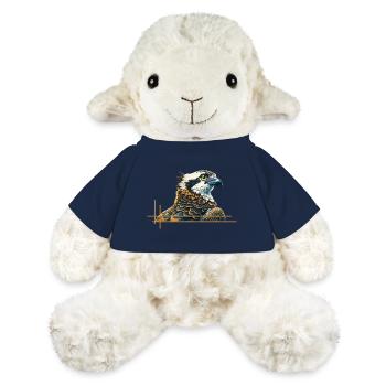 Magnifique faucon - Mouton en peluche Annika MiniFeet® - bleu marine - Devant