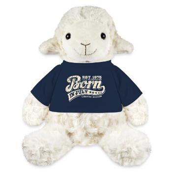 Born in July 1975 - Birthday - Gift - MiniFeet® Sheep Annika - french navy - Front