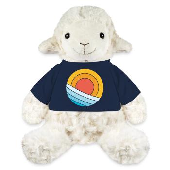 Soleil et mer - Mouton en peluche Annika MiniFeet® - bleu marine - Devant