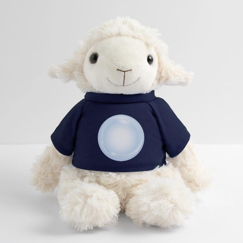 Crystal ball with delicate light reflections in pastel MiniFeet® Sheep Annika