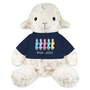 Queen Elizabeth 2 Mémoire - Mouton en peluche Annika MiniFeet® - bleu marine - Devant