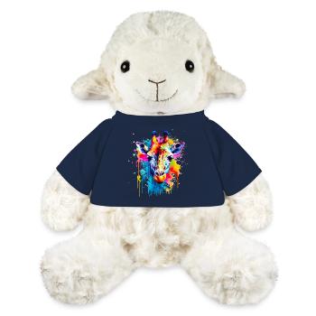Sophie the Giraffe in Watercolor - MiniFeet® Sheep Annika - french navy - Front