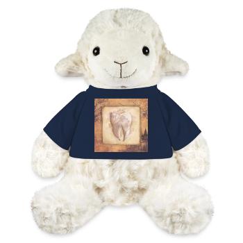 Vintage Art for Dentist & Dental Assistant - MiniFeet® Sheep Annika - french navy - Front