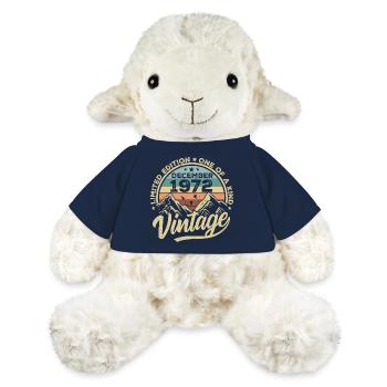 Original December 1972 - 53rd Birthday Gift - MiniFeet® Sheep Annika - french navy - Front