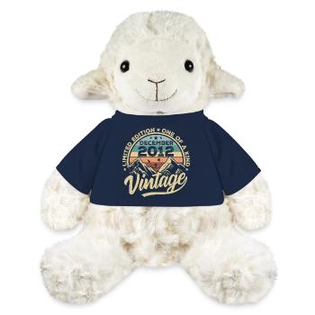 Original Décembre 2012 - Cadeau d’anniversaire 13 - Mouton en peluche Annika MiniFeet® - bleu marine - Devant