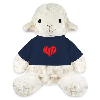 Kein Hass Abneigung Stopp Hass Anti Hass - MiniFeet® Schaf Annika - French Navy - Vorne