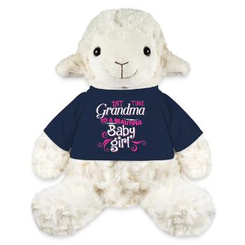 First Time Grandma To Beautiful Baby Girl - MiniFeet® Sheep Annika - french navy - Front