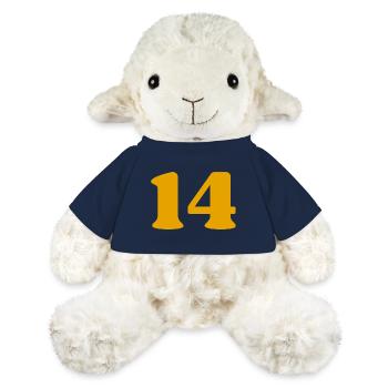 14 - Mouton en peluche Annika MiniFeet® - bleu marine - Devant