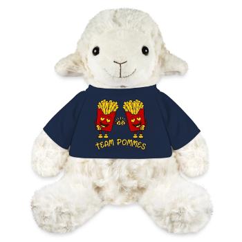 Frites Drôle Frites Sacs Équipe Frites - Mouton en peluche Annika MiniFeet® - bleu marine - Devant