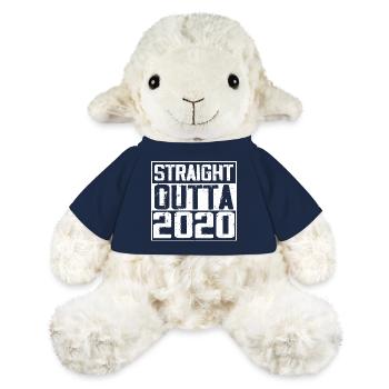 Straight Outta 2020 Retro Birthday Gift 2020 - MiniFeet® Sheep Annika - french navy - Front