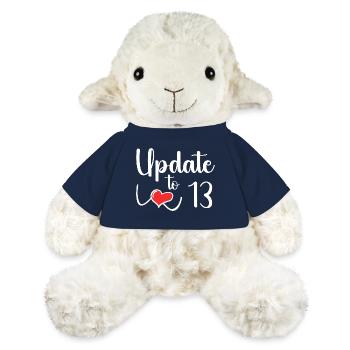 update to 13 - funny 13th birthday - MiniFeet® Sheep Annika - french navy - Front