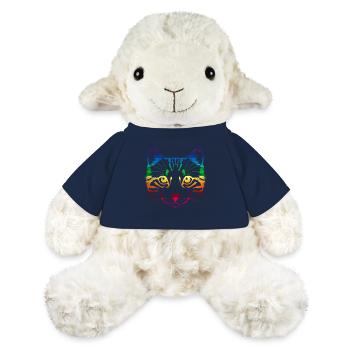 Katze Regenbogen LGBT - MiniFeet® Schaf Annika - French Navy - Vorne