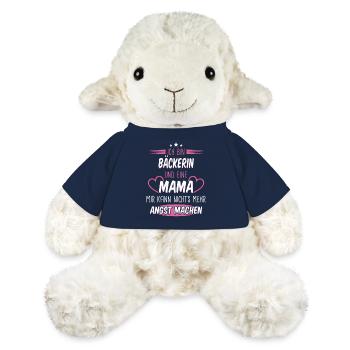 Bäcker Bäckerin Bäckerei Beruf Spruch - MiniFeet® Schaf Annika - French Navy - Vorne