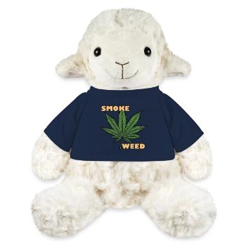 Herbe / Cannabis / Herbe / Fumer / Joint / Haschisch - Mouton en peluche Annika MiniFeet® - bleu marine - Devant