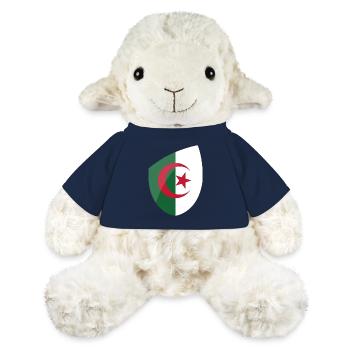 Drapeau Algérie - Mouton en peluche Annika MiniFeet® - bleu marine - Devant