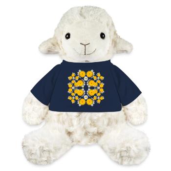 blühende Ringelblumen Margerite Blume floral Blüte - MiniFeet® Schaf Annika - French Navy - Vorne