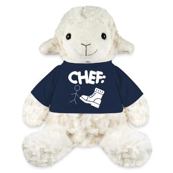 Patron Superviseur Chef de bureau Chef d’équipe Entreprise - Mouton en peluche Annika MiniFeet® - bleu marine - Devant