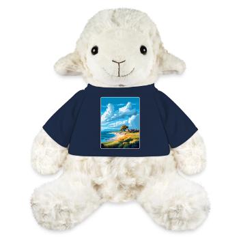 Gotland Schweden Vintage Reiseplakat Souvenir WPA - MiniFeet® Schaf Annika - French Navy - Vorne