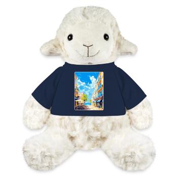 Palma De Mallorca Spain Vintage Travel Poster WPA - MiniFeet® Sheep Annika - french navy - Front