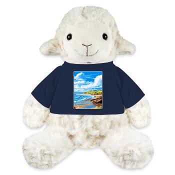 Bude Cornwall, England, Vereinigtes Königreich, Reiseposter, Souvenir - MiniFeet® Schaf Annika - French Navy - Vorne