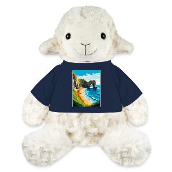 Durdle Door England Uk Reise Poster Souvenir WPA - MiniFeet® Schaf Annika - French Navy - Vorne
