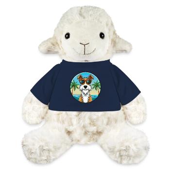 Draht Foxterrier Hunderasse Cartoon Sonnenbrille Strand - MiniFeet® Schaf Annika - French Navy - Vorne