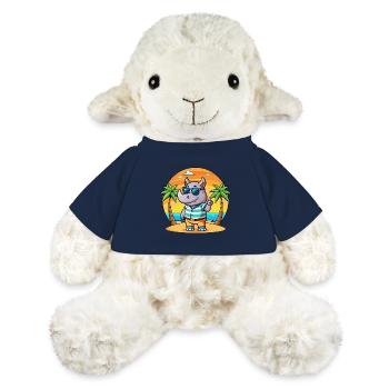 Rhino Funny Cartoon Summer Beach Sunglasses - MiniFeet® Sheep Annika - french navy - Front