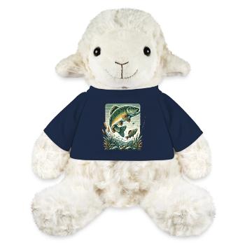 Vintage Fishing Adventure Graphic - MiniFeet® Sheep Annika - french navy - Front