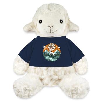 Heulender Wolf mit Pizza Mond - MiniFeet® Schaf Annika - French Navy - Vorne