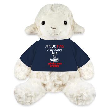 Marine Humour – Ich gehe Krabbenfischen - MiniFeet® Schaf Annika - French Navy - Vorne