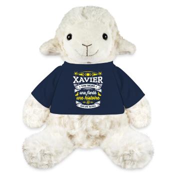 XAVIER UN NOM UNE FIERTÉ AUCUN RIVAL - Mouton en peluche Annika MiniFeet® - bleu marine - Devant