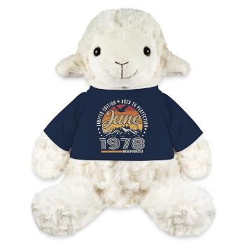 June 1978 47th Anniversary Gift June 1978 Retro - MiniFeet® Sheep Annika - french navy - Front