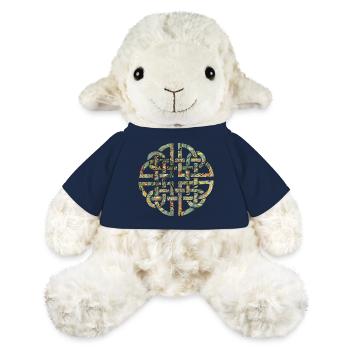 Noeud celtique 8 e 200 - Mouton en peluche Annika MiniFeet® - bleu marine - Devant
