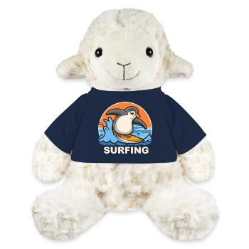 Surfing penguin on wave - MiniFeet® Sheep Annika - french navy - Front