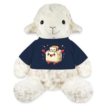 Grille-pain heureux avec des ondes positives - Mouton en peluche Annika MiniFeet® - bleu marine - Devant