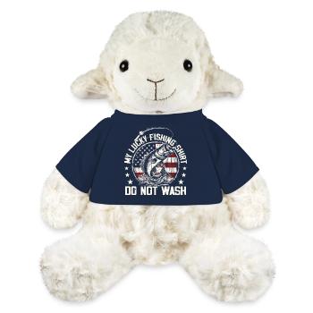 My Lucky Fishing Shirt Do Not Wash Funny Fishing - Mouton en peluche Annika MiniFeet® - bleu marine - Devant