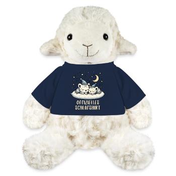 Offizielles Schlafshirt Schneeleopard - MiniFeet® Schaf Annika - French Navy - Vorne