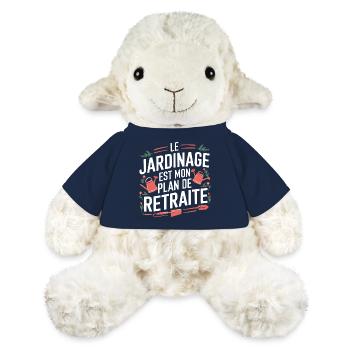Gartenarbeit ist meine Altersvorsorge - MiniFeet® Schaf Annika - French Navy - Vorne
