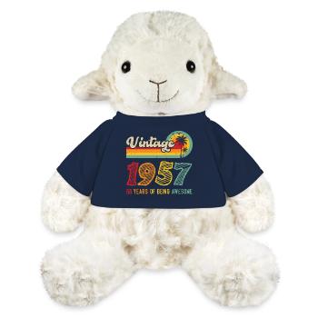Vintage 1957, birthday gift 66 years - MiniFeet® Sheep Annika - french navy - Front