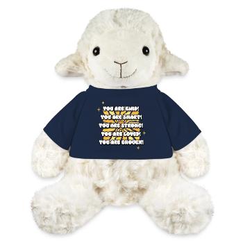 Liste mit positiven Affirmationen Sonnenblume - MiniFeet® Schaf Annika - French Navy - Vorne