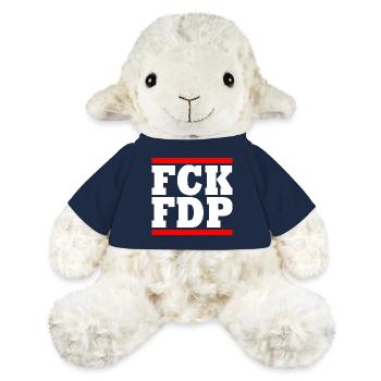 Fck fdp - Mouton en peluche Annika MiniFeet® - bleu marine - Devant