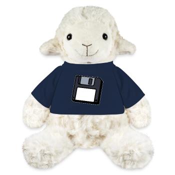 Floppy Disk Retro Symbol Computer - MiniFeet® Sheep Annika - french navy - Front