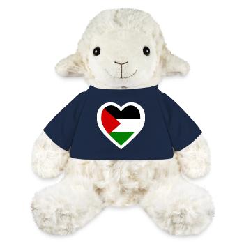 Cœur de Palestine - Mouton en peluche Annika MiniFeet® - bleu marine - Devant
