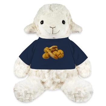 bread brooches crossaint bakery baguette bread bu - MiniFeet® Sheep Annika - french navy - Front